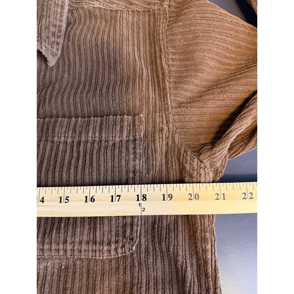 Vintage JCPenney Corduroy Shirt Jacket Brown Mens XL Made in USA - Picture 6 of 8